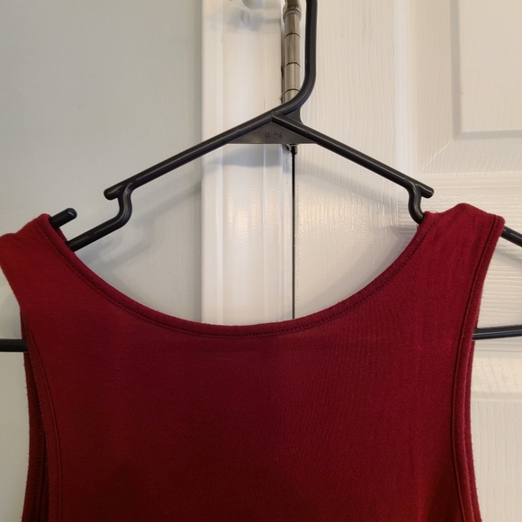 Unbranded Women's Large Burgundy Dress Casual - Picture 10 of 16